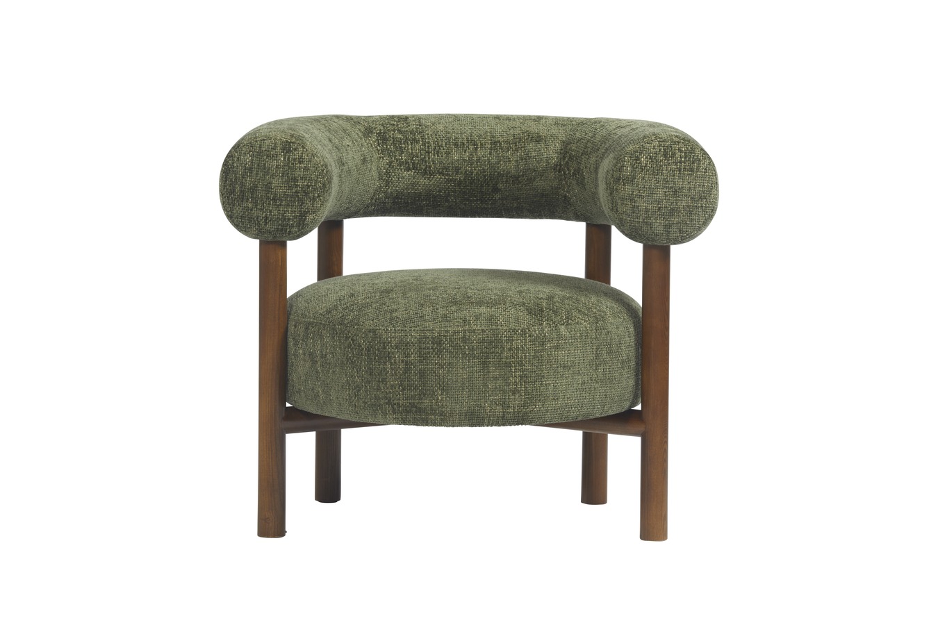 Illustration 1 du produit Fauteuil Carol Tweed Vert