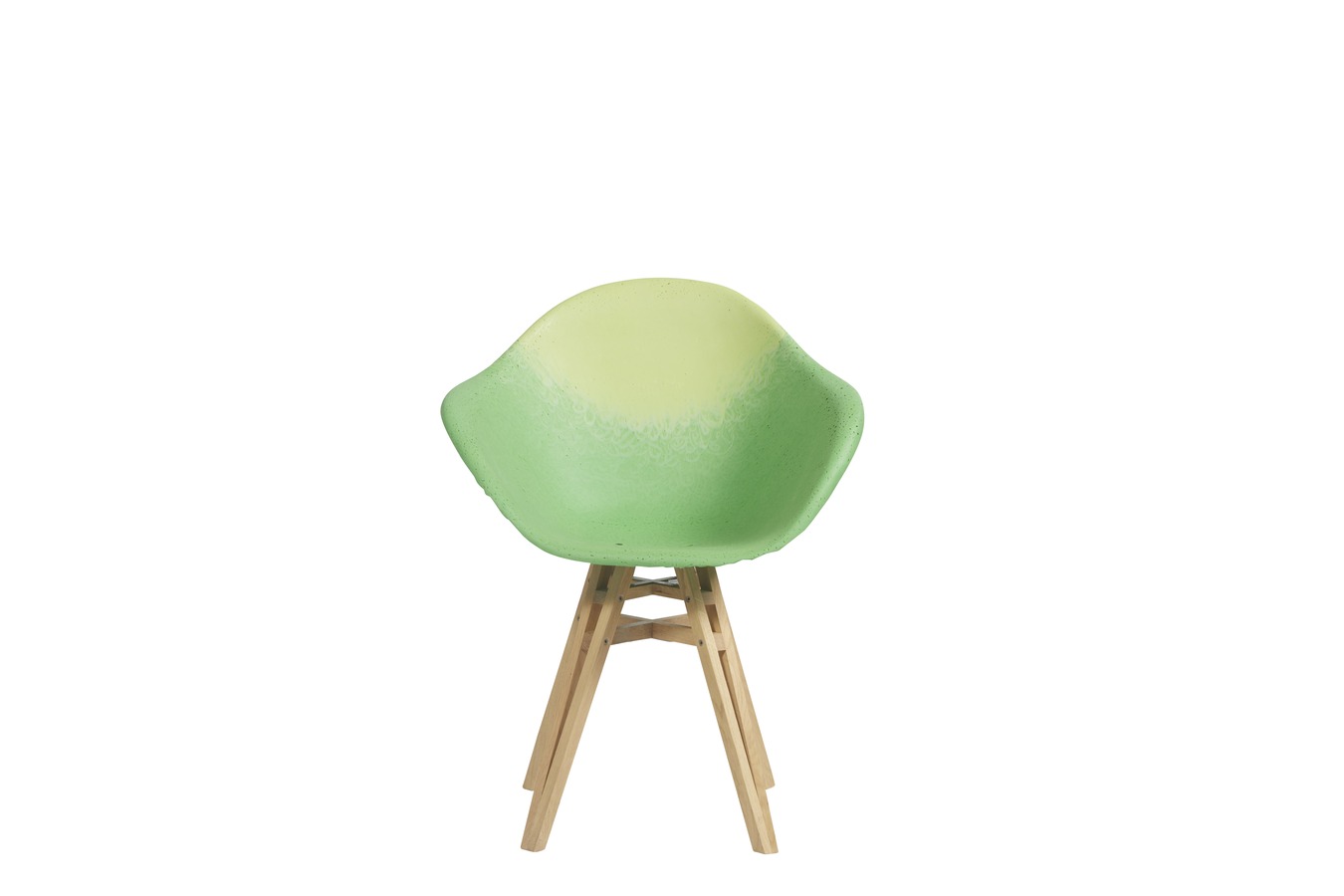 Illustration 1 du produit Fauteuil Gravêne Bois Vert-Pistache