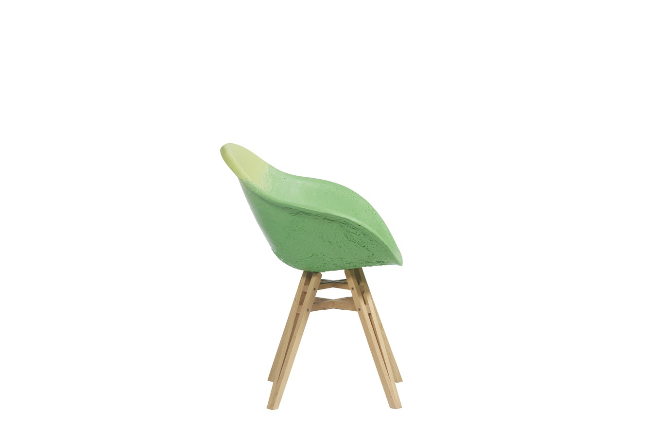 Illustration 2 du produit Fauteuil Gravêne Bois Vert-Pistache