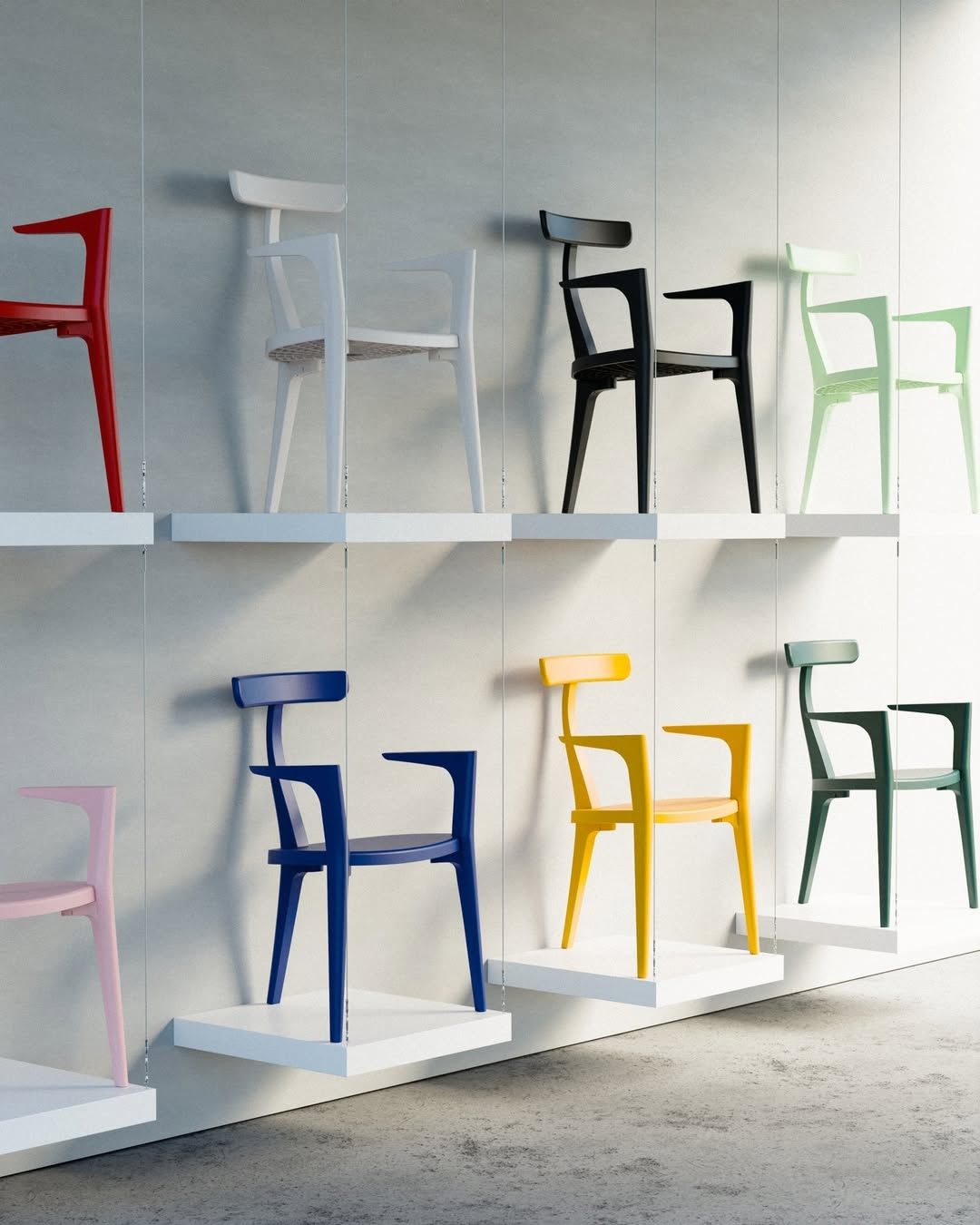 Product illustration Beluga chair black 4