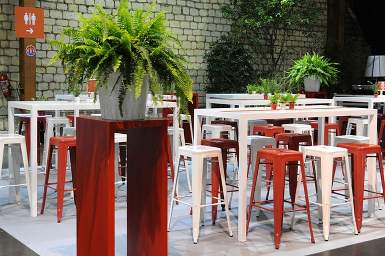 Illustration 3 du produit Tabouret Tolix Rouge