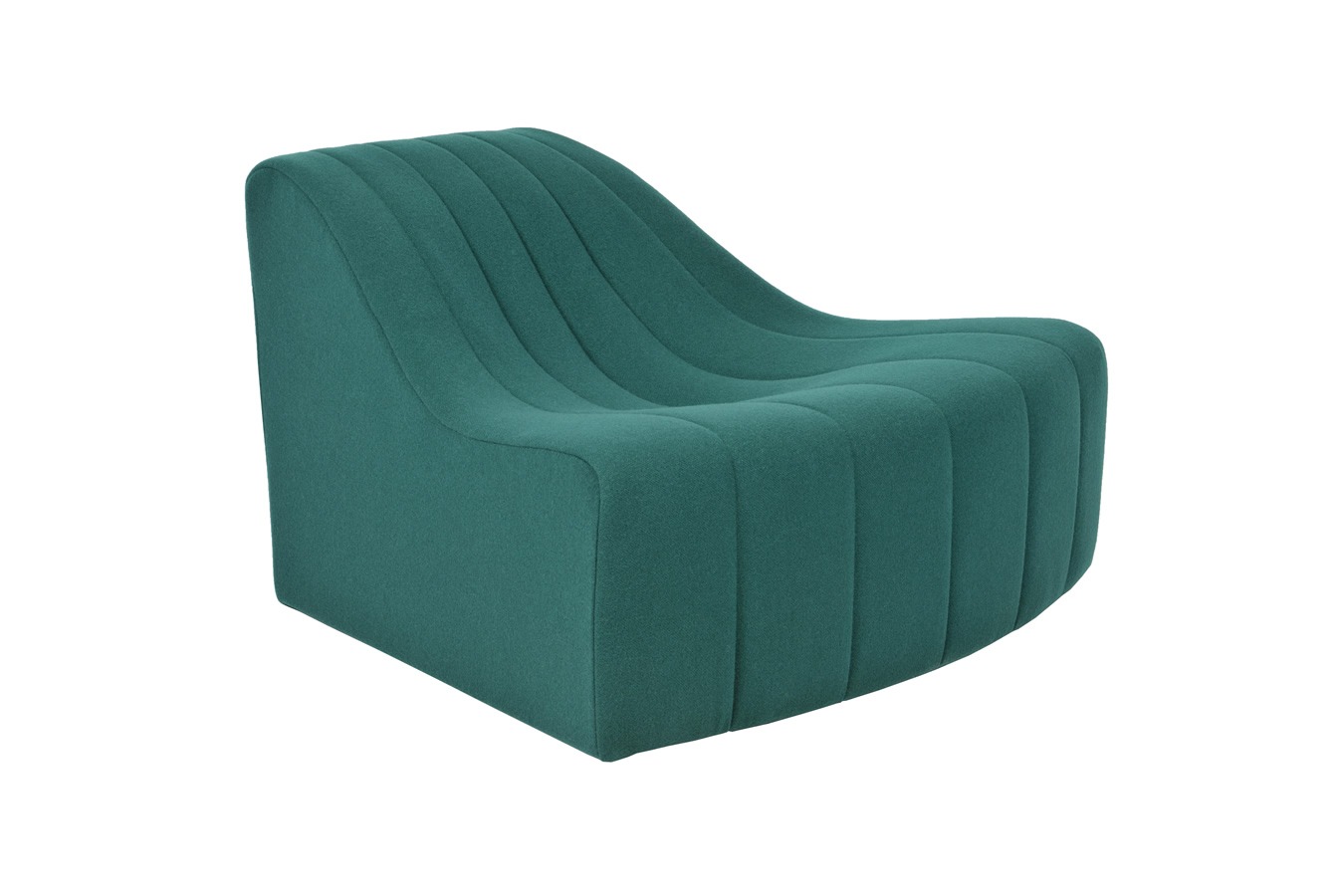 Illustration 2 du produit Chromatique Low Armless Chair Pine Green Sm