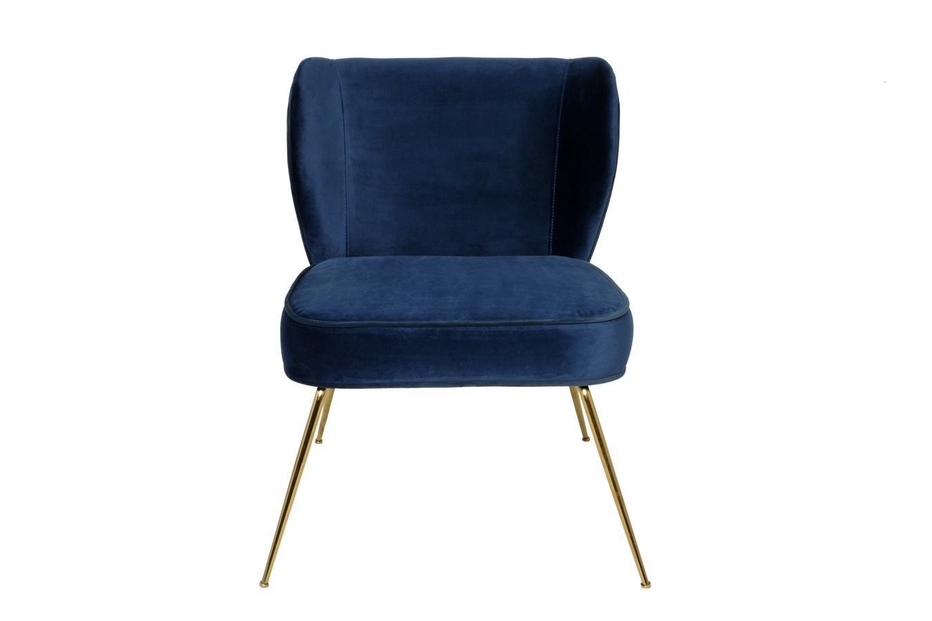 Illustration 1 du produit Wayne Armchair Brass Leg Midnight Blue