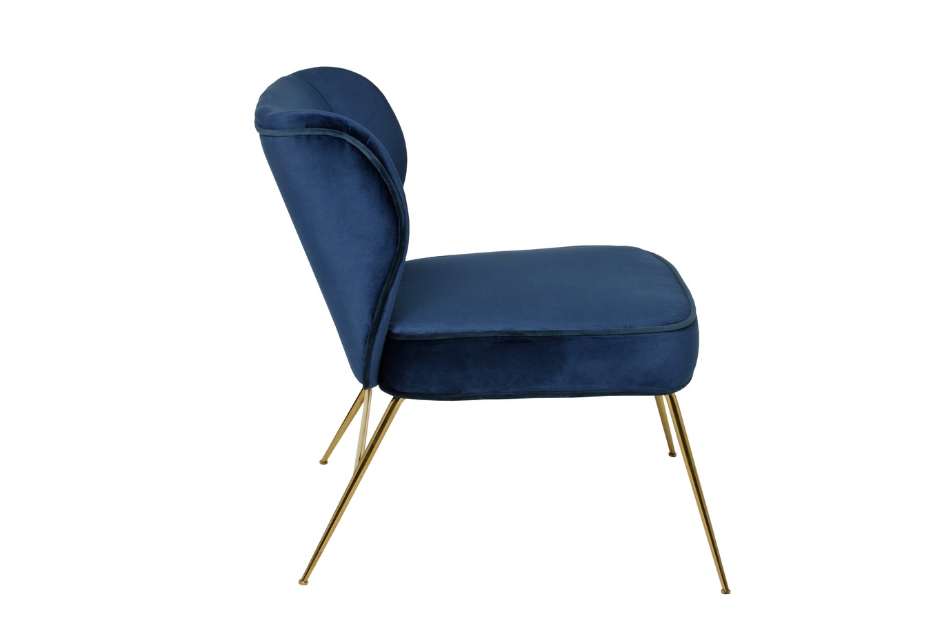 Illustration 3 du produit Wayne Armchair Brass Leg Midnight Blue