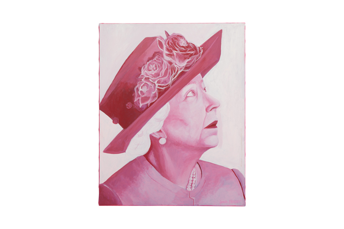 Illustration 1 du produit Queen Elisabeth Pink Painting