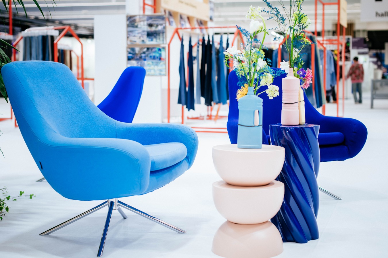 Illustration 6 du produit Fauteuil Noomi Bleu Clair