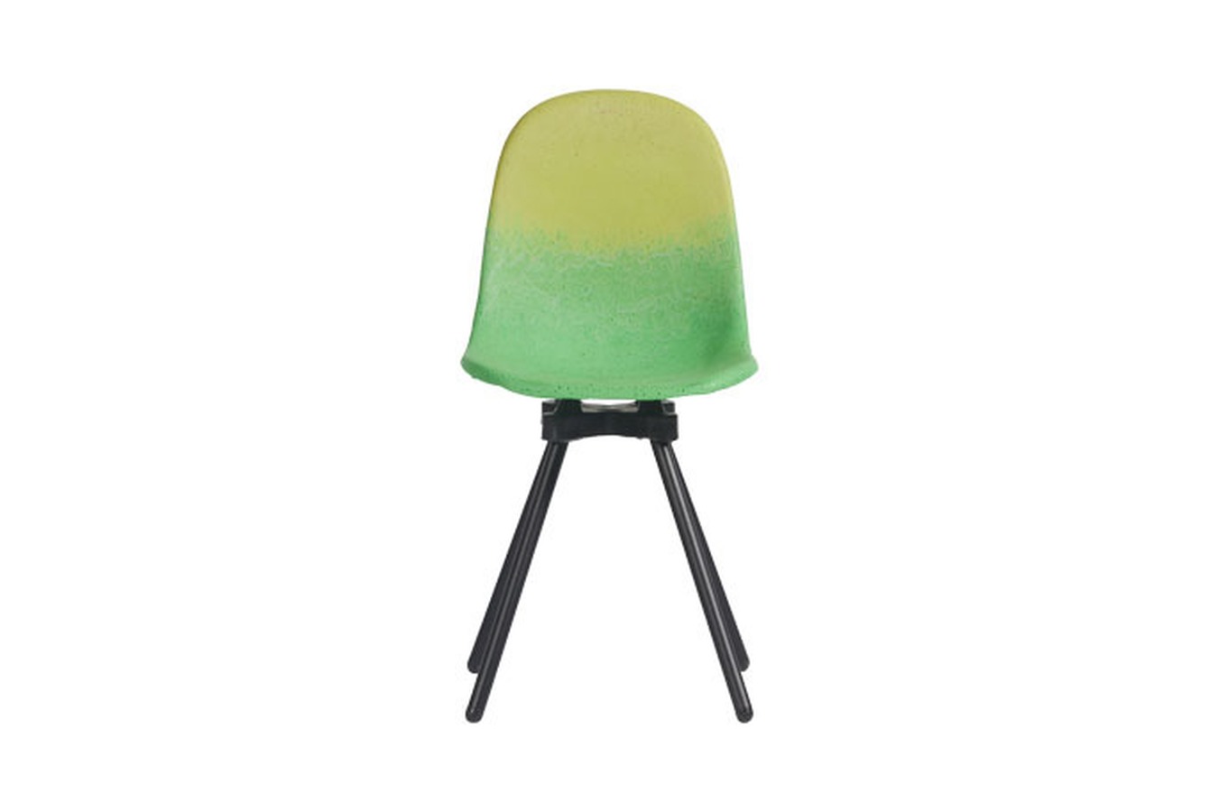 Illustration 1 du produit Chaise Gravêne Métal Vert-Pistache