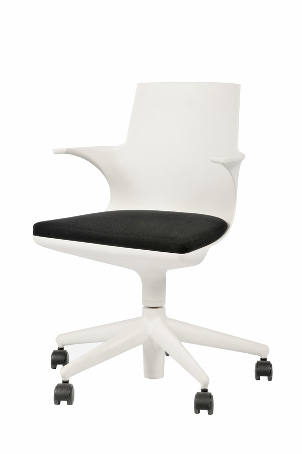 Illustration 2 du produit Fauteuil de bureau Spoon Blanc