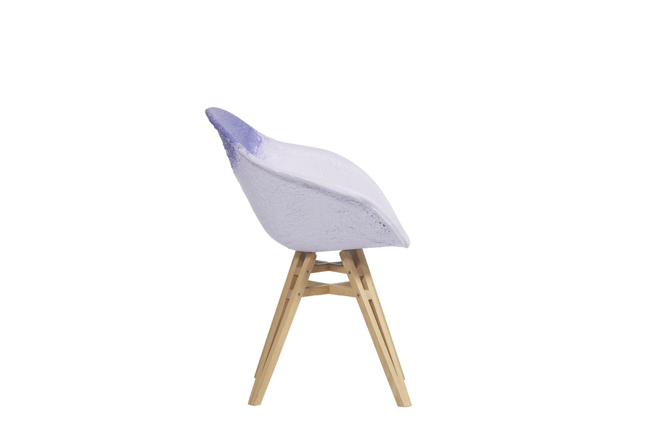 Illustration 2 du produit Fauteuil Gravêne Bois Parme-Violet