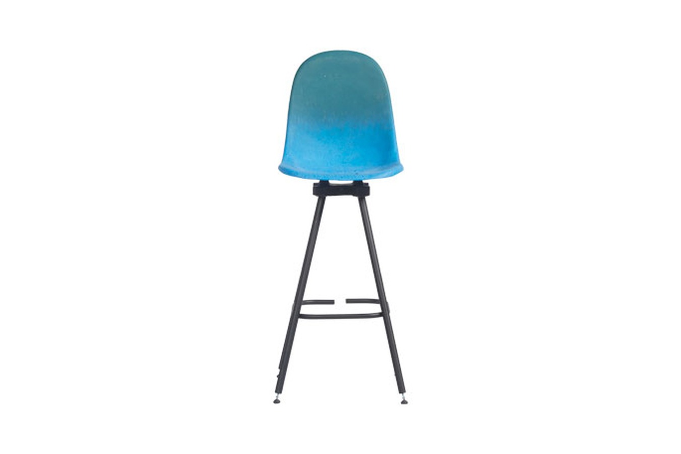 Illustration 1 du produit Tabouret Gravêne Métal Bleu-Canard