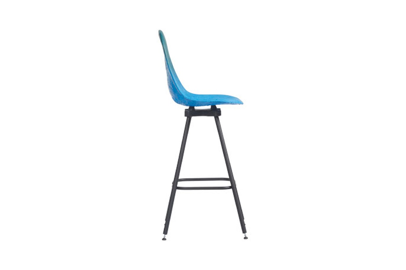 Illustration 2 du produit Tabouret Gravêne Métal Bleu-Canard