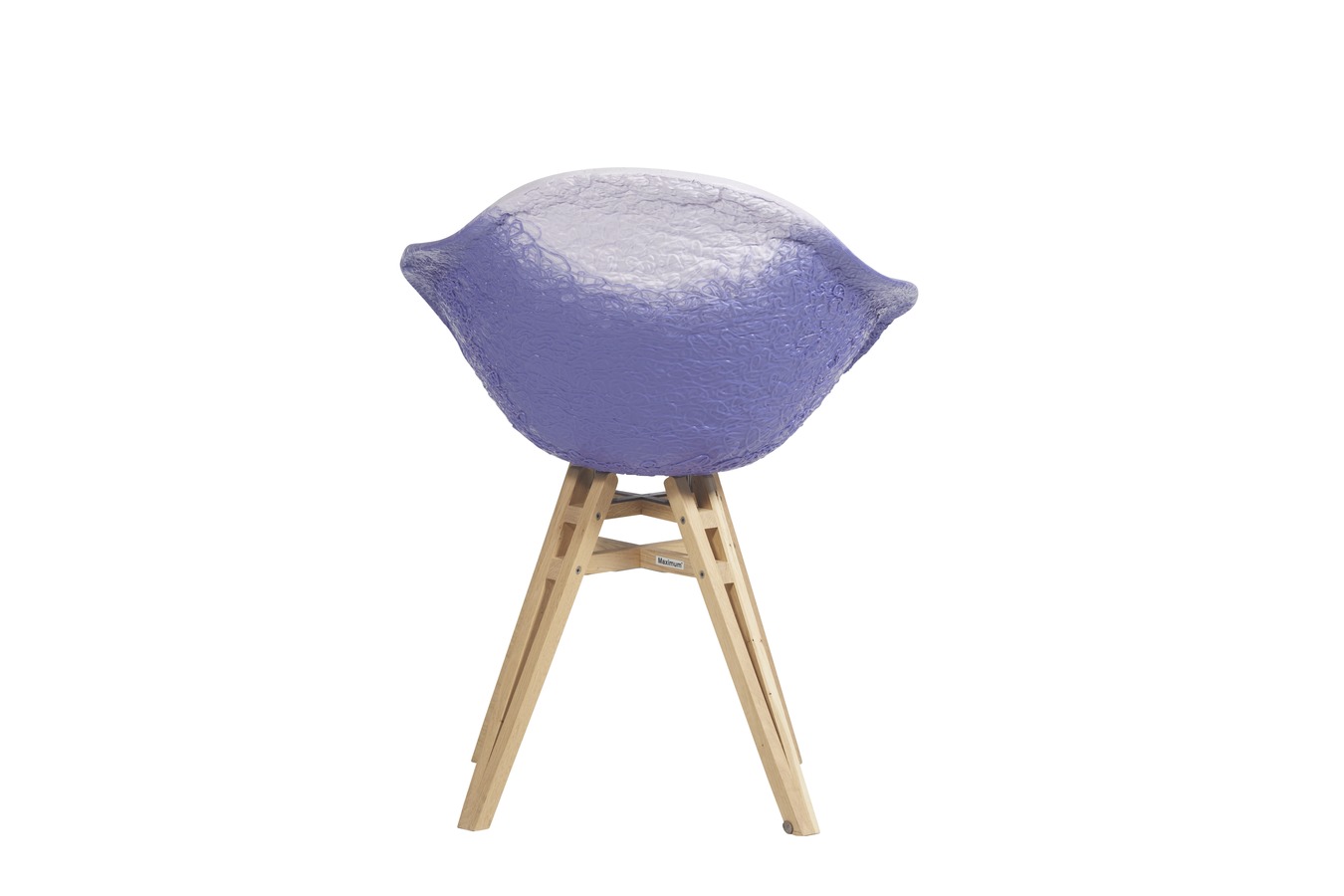 Illustration 3 du produit Fauteuil Gravêne Bois Violet-Parme