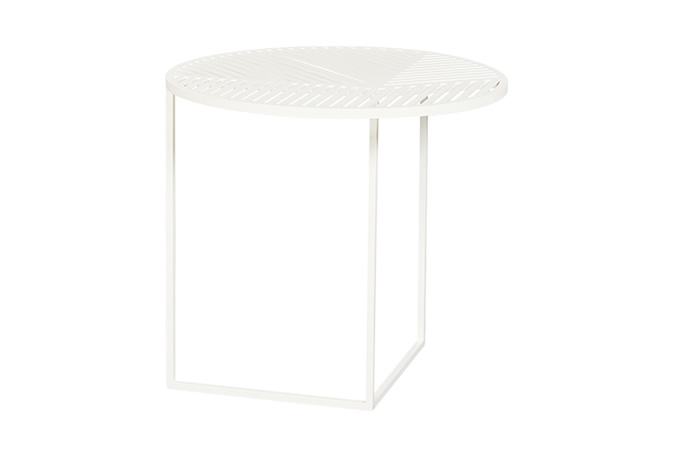 Illustration 2 du produit Iso Round Sofa End Table White