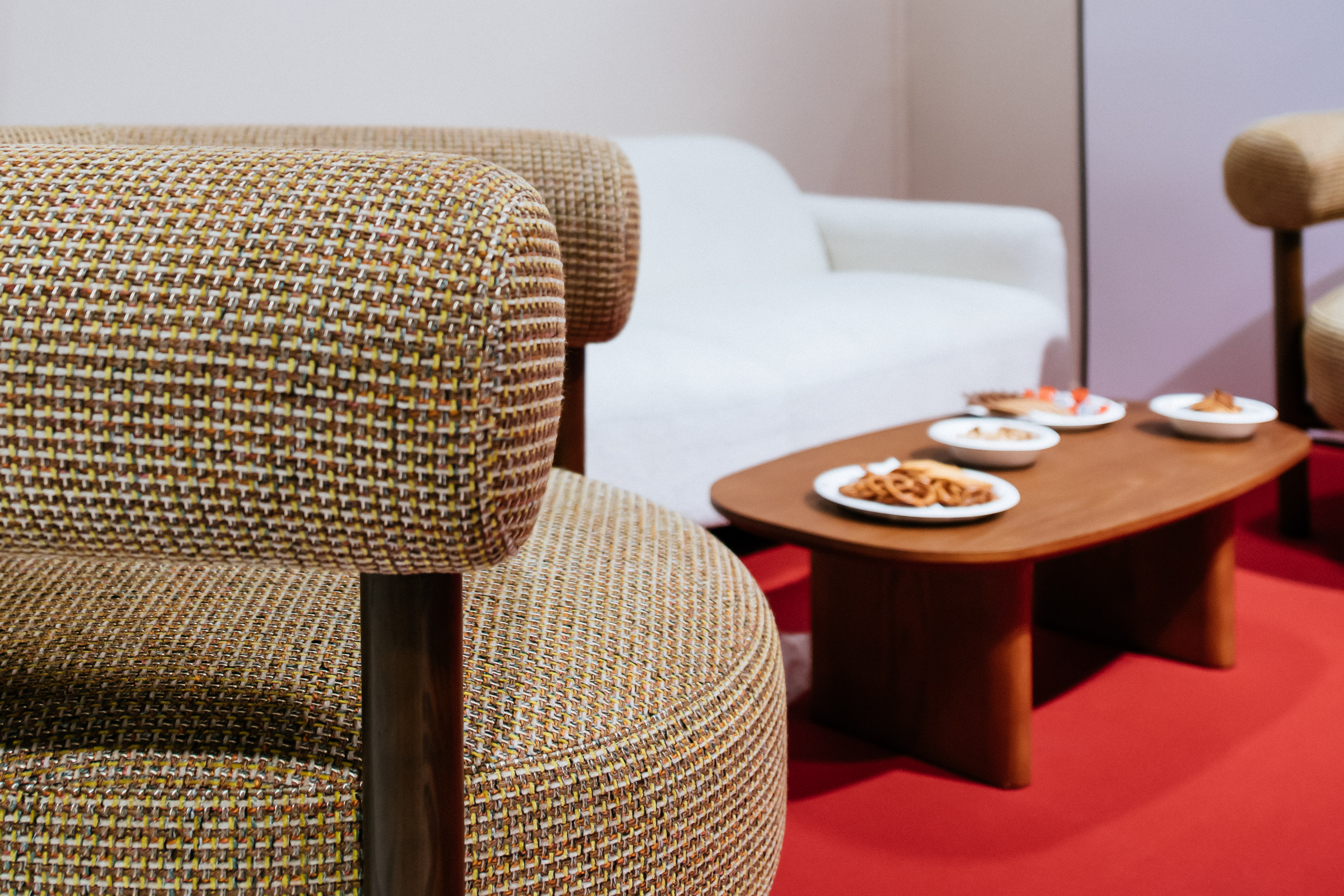 Illustration 7 du produit Carol Armchair Tweed Yellow
