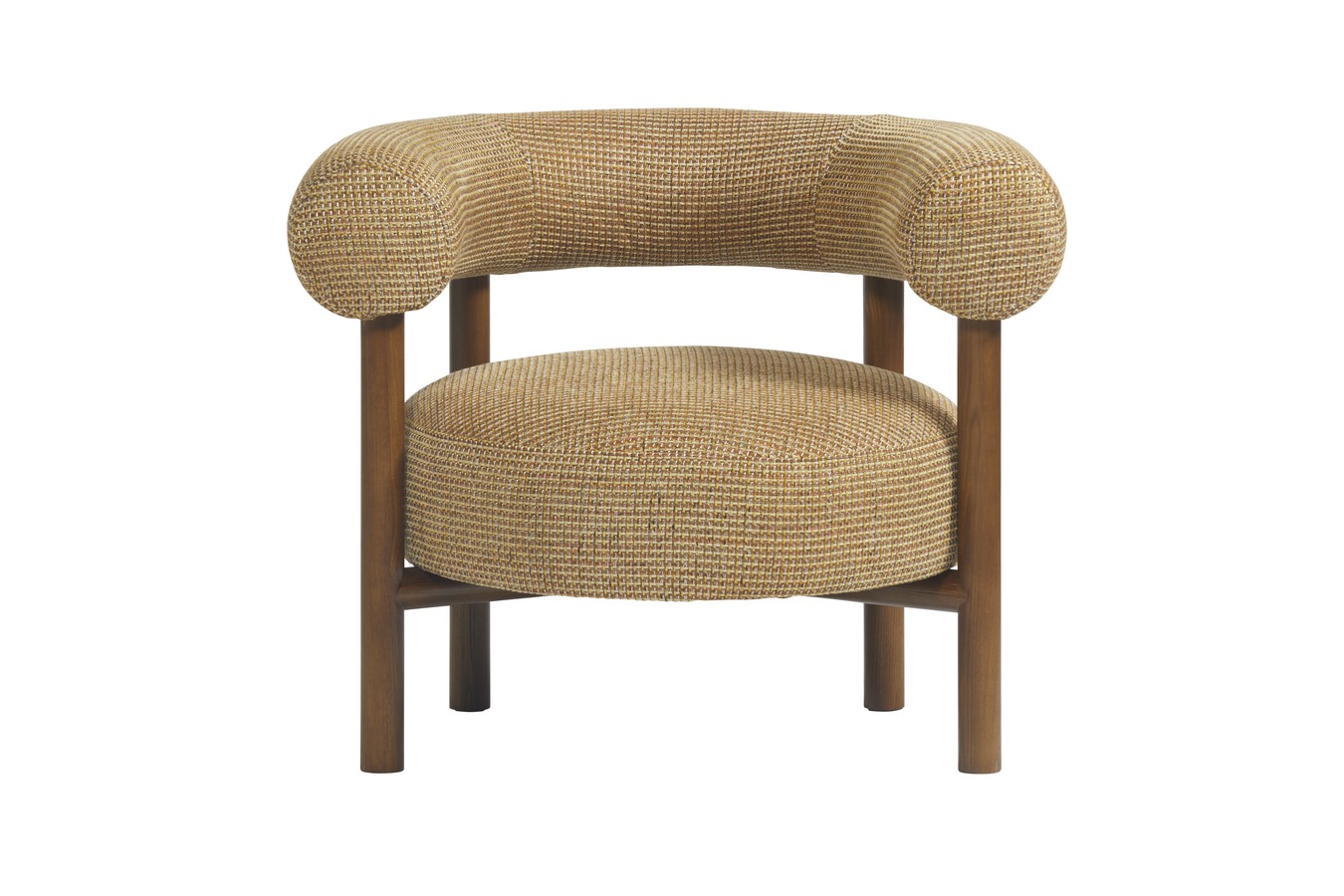 Illustration 1 du produit Carol Armchair Tweed Yellow
