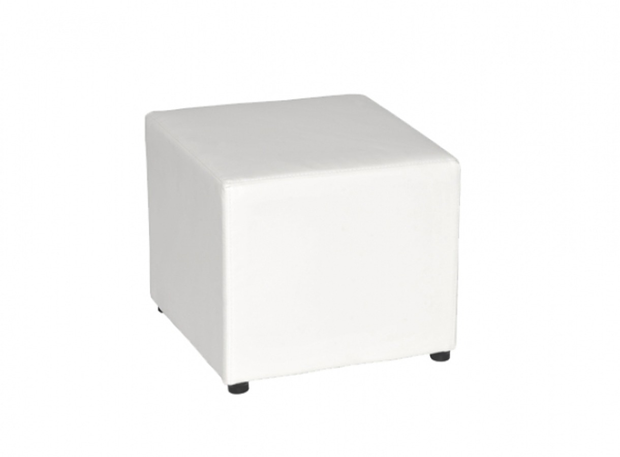 Illustration 1 du produit Jimmys Ottoman White