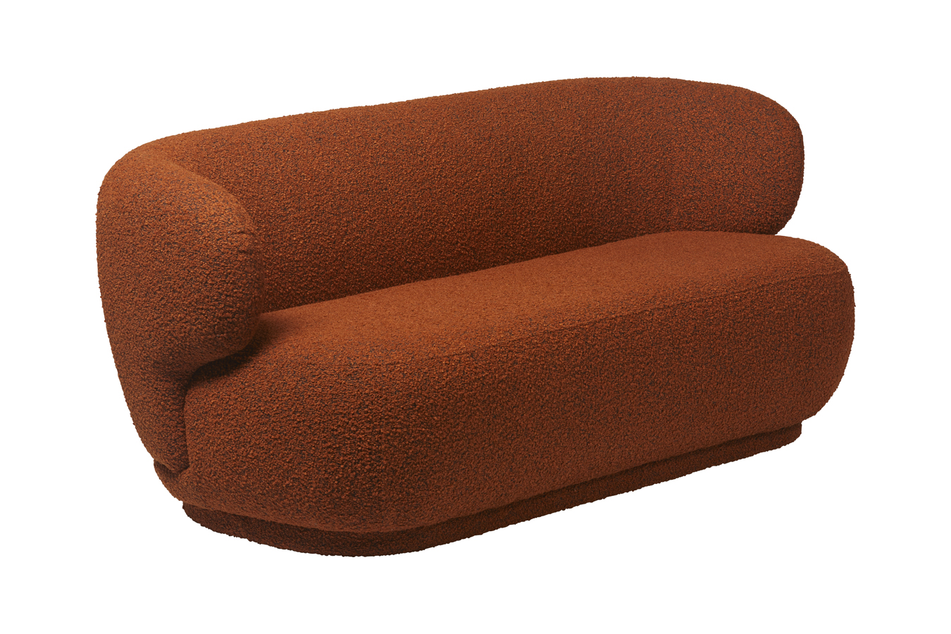 Illustration 2 du produit Giulia Sofa 2 Seater Rust Curly