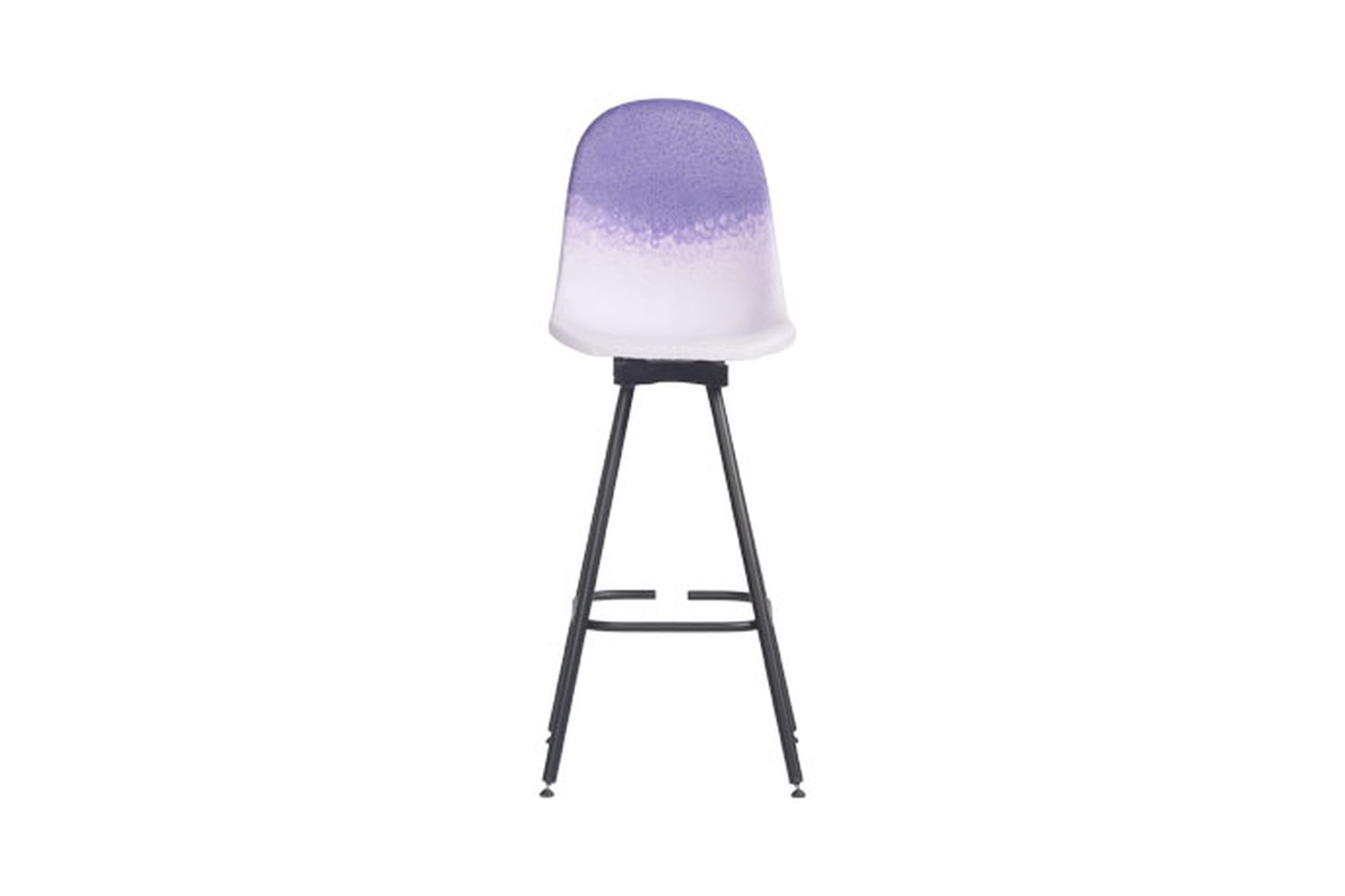 Illustration 1 du produit Tabouret Gravêne Métal Parme-Violet