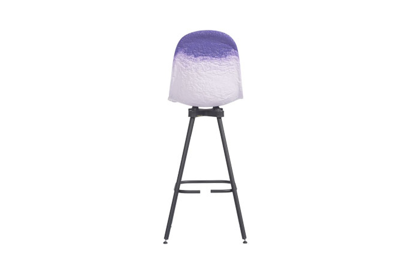 Illustration 3 du produit Tabouret Gravêne Métal Parme-Violet