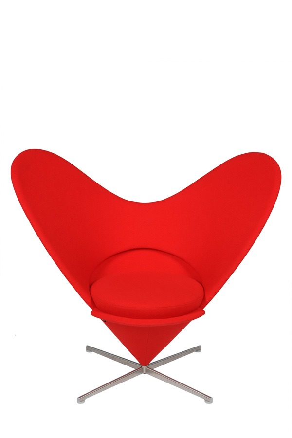 Illustration 1 du produit Fauteuil Heart Cone Rouge