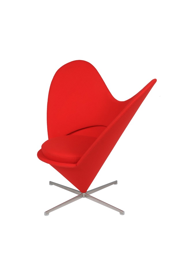 Illustration 2 du produit Fauteuil Heart Cone Rouge