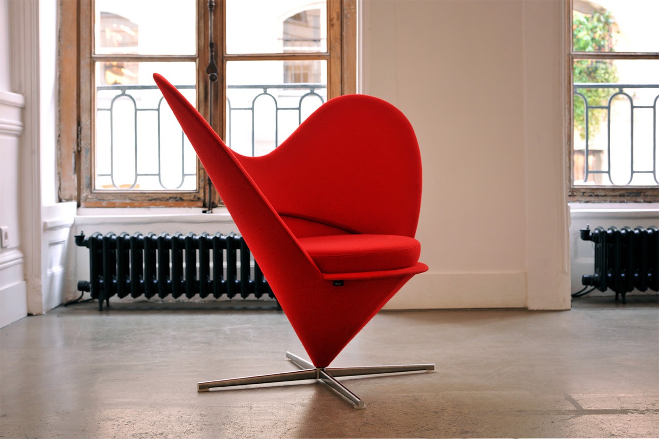 Illustration 3 du produit Heart Cone Armchair Red