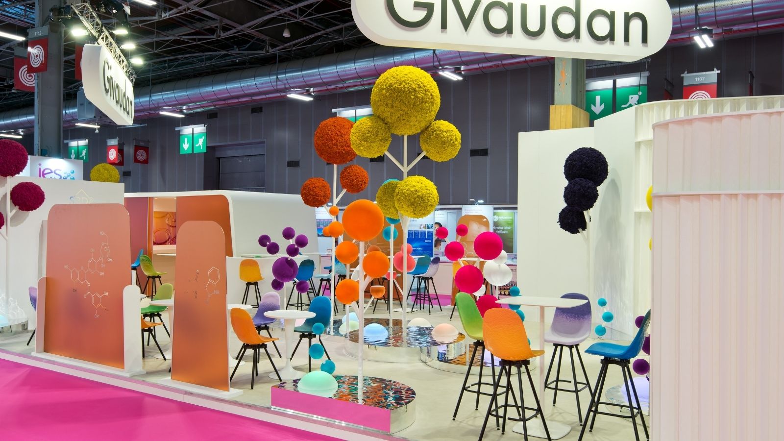 Illustration 7 du produit Chaise Gravêne Métal Violet-Parme