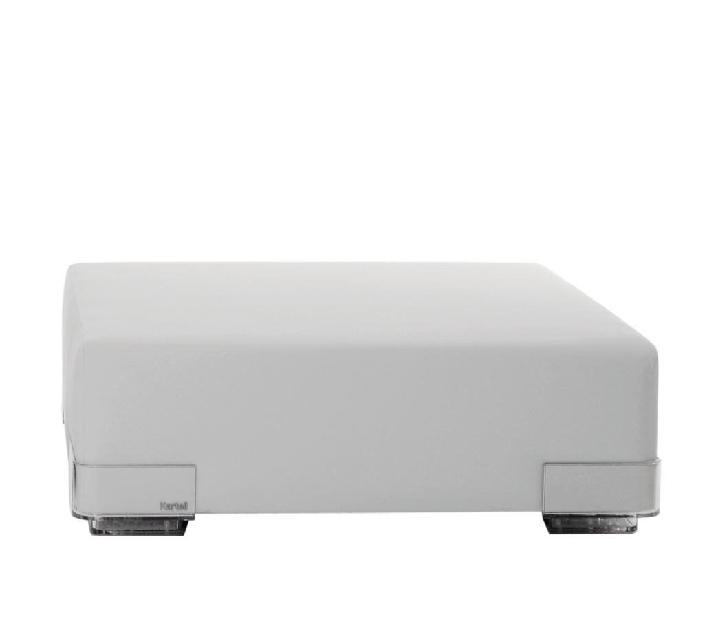 Illustration 1 du produit Plastic Ottomans White