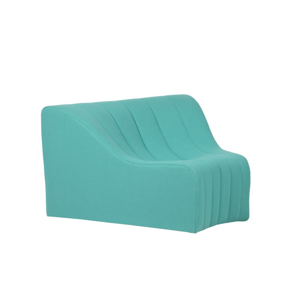 Product illustration Chromatique Low Armless Chair Turquoise Lg