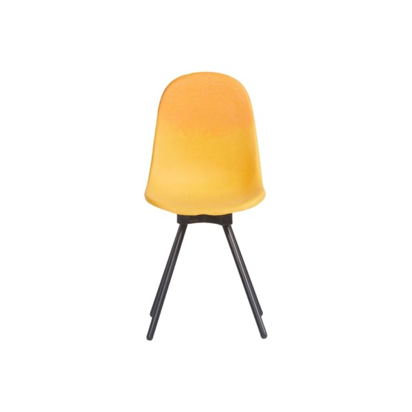 Illustration du produit Chaise Gravêne Métal Citron-Jaune