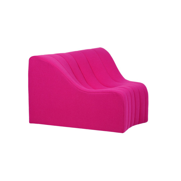 Product illustration Chromatique Low Armless Chair Fuchsia Lg