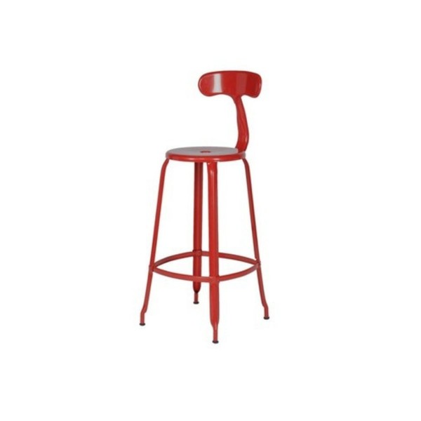 Illustration du produit Tabouret Nicolle Rouge