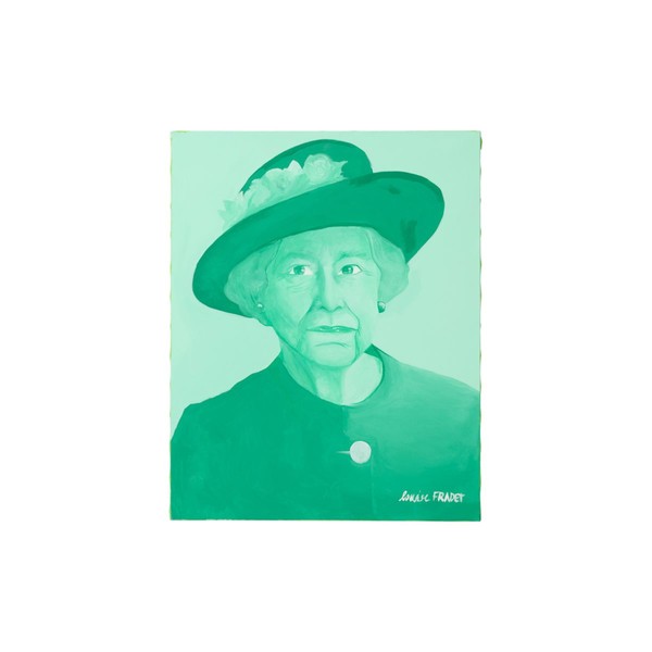 Illustration du produit Tableau Reine Elisabeth Vert