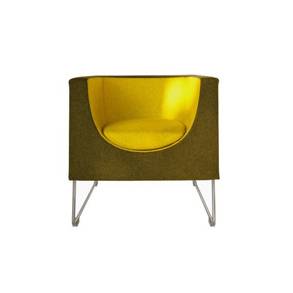 Product illustration Nube Armchair Yellow