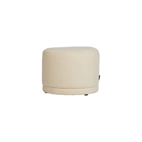 Product illustration Pouf Enzo écru bouclé