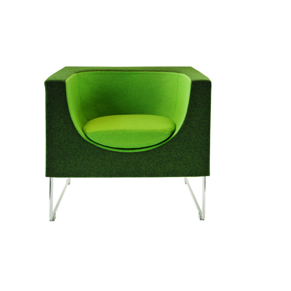 Product illustration Nube Armchair Green