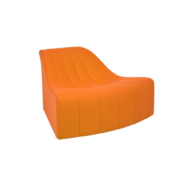 Product illustration Chromatique Low Armless Chair Orange Sm