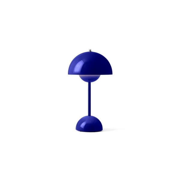 Product illustration Lampe Flowerpot VP9 bleu cobalt