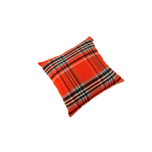 Product illustration Rectangular Tartan Cushion Orange