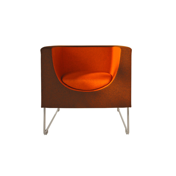 Product illustration Nube Armchair Orange