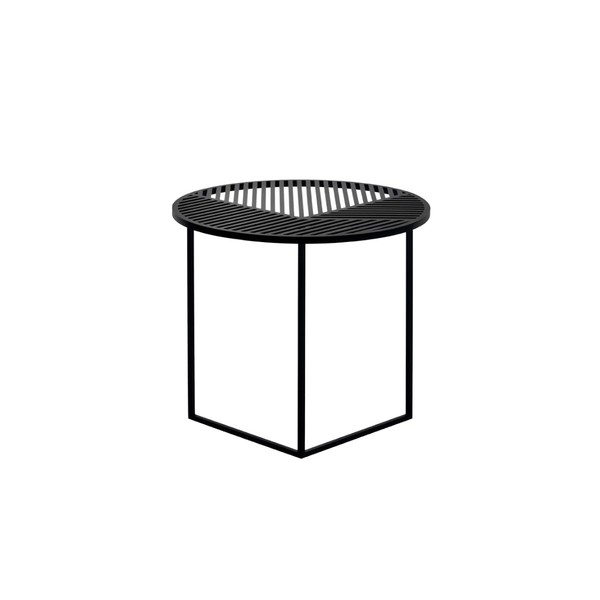 Rent-iso-round-sofa-end-table-black