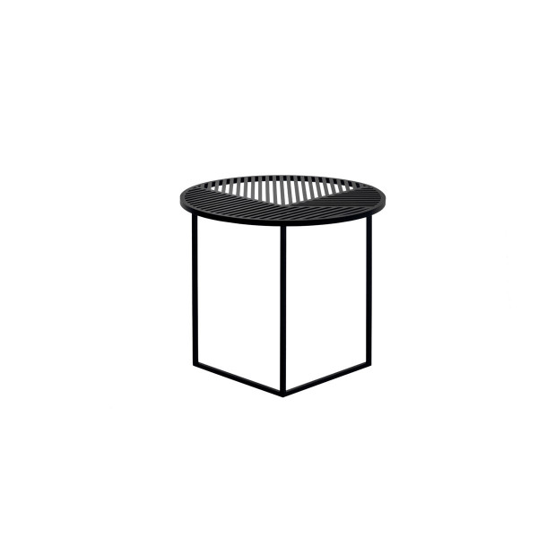 Product illustration Iso Round Sofa End Table Black