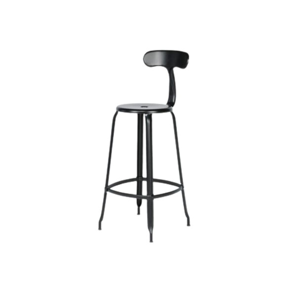 Product illustration Nicolle Stool Black