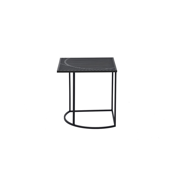 Product illustration Iso Square Sofa End Table Black