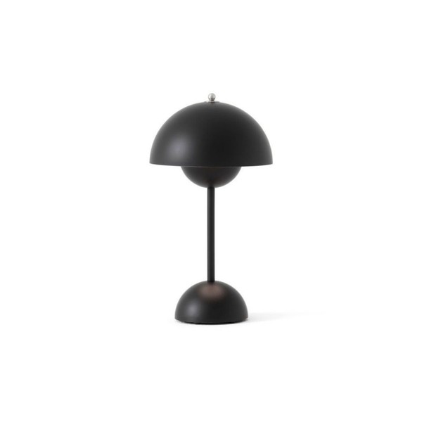 Product illustration Lampe Flowerpot VP3 noir mat