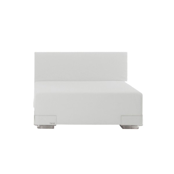 Product illustration Plastics Low Armless Chair White