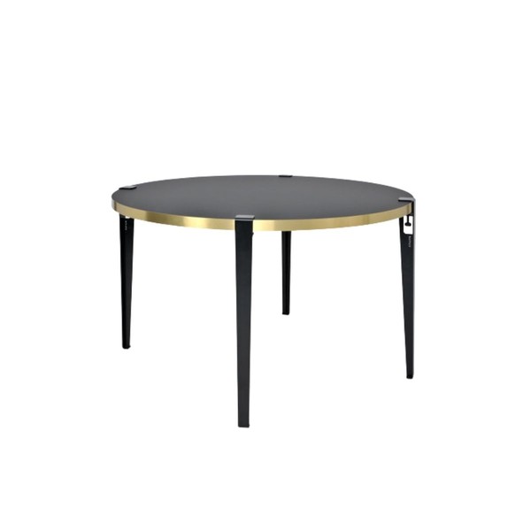 Illustration du produit Table TIPTOE Noir Laiton 120