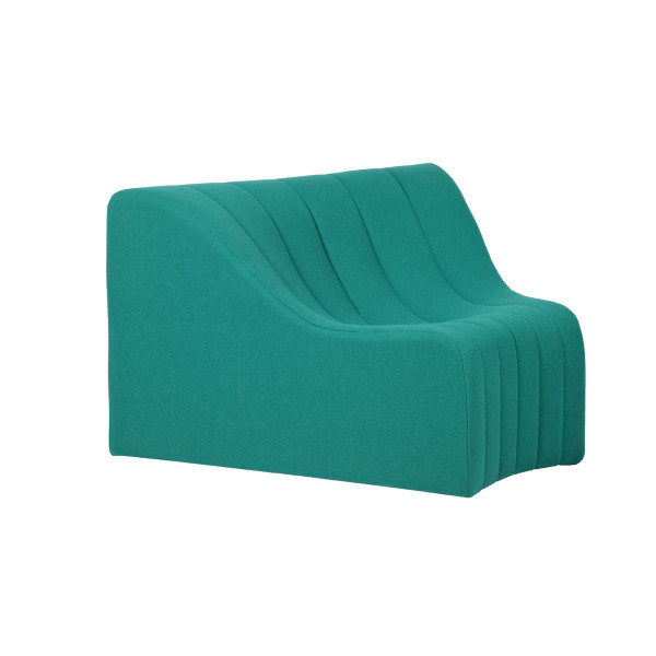 Product illustration Chromatique Low Armless Chair Emerald Green Lg