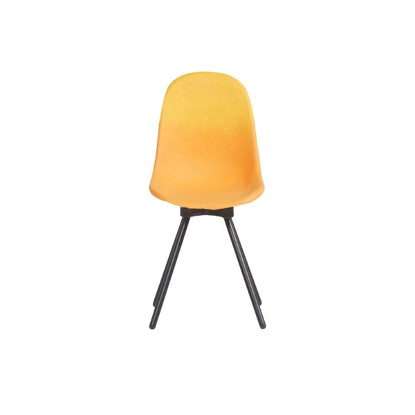 Illustration du produit Chaise Gravêne Métal Jaune-Citron