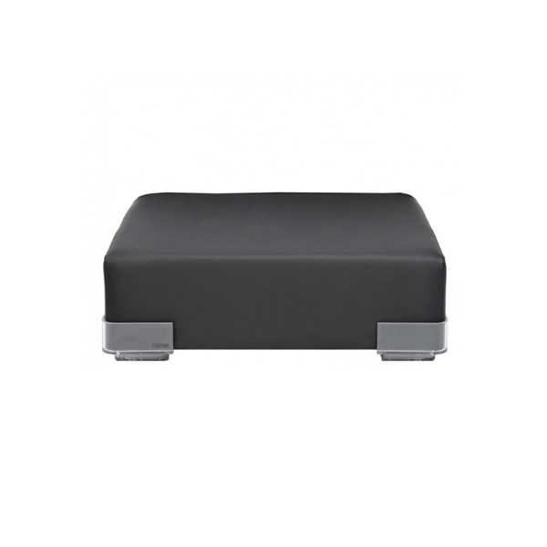 Product illustration Plastic Ottomans Black